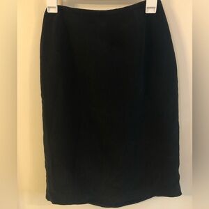Bianca Nygard Black 100% Silk Skirt